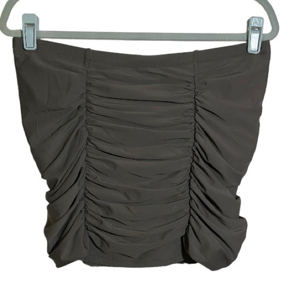 Raisins Curve Swim Skirt Costa Calina Gray Tummy Thinner Women’s Size 14W - Picture 4 of 14